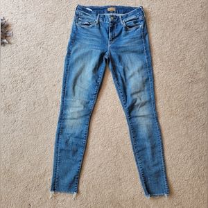 Mother Looker ankle fray